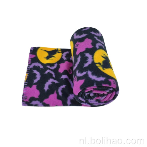 De beste kwaliteit dubbele borstel polaire fleece printdeken bulk fleece deken